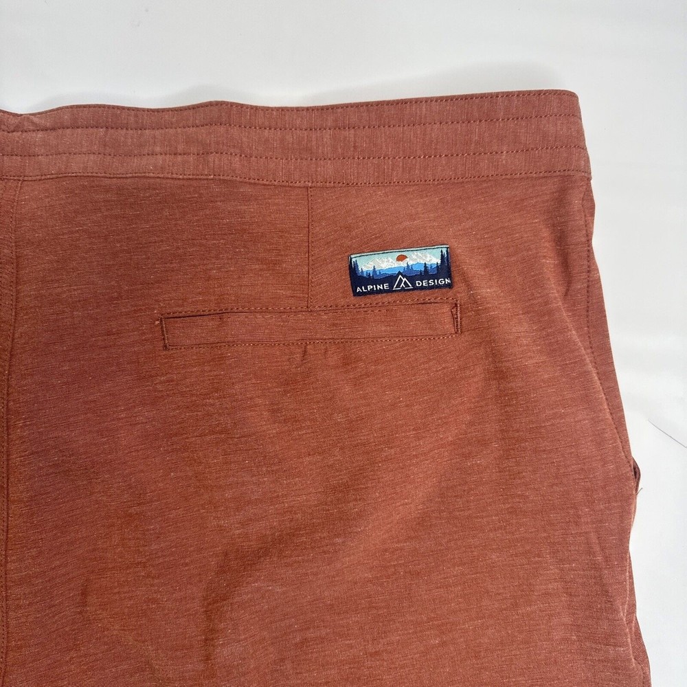NWT Alpine Design Men's Size 42 Hybrid Hiking Swim Shorts 8” Inseam Zip Pocket - Picture 11 of 11